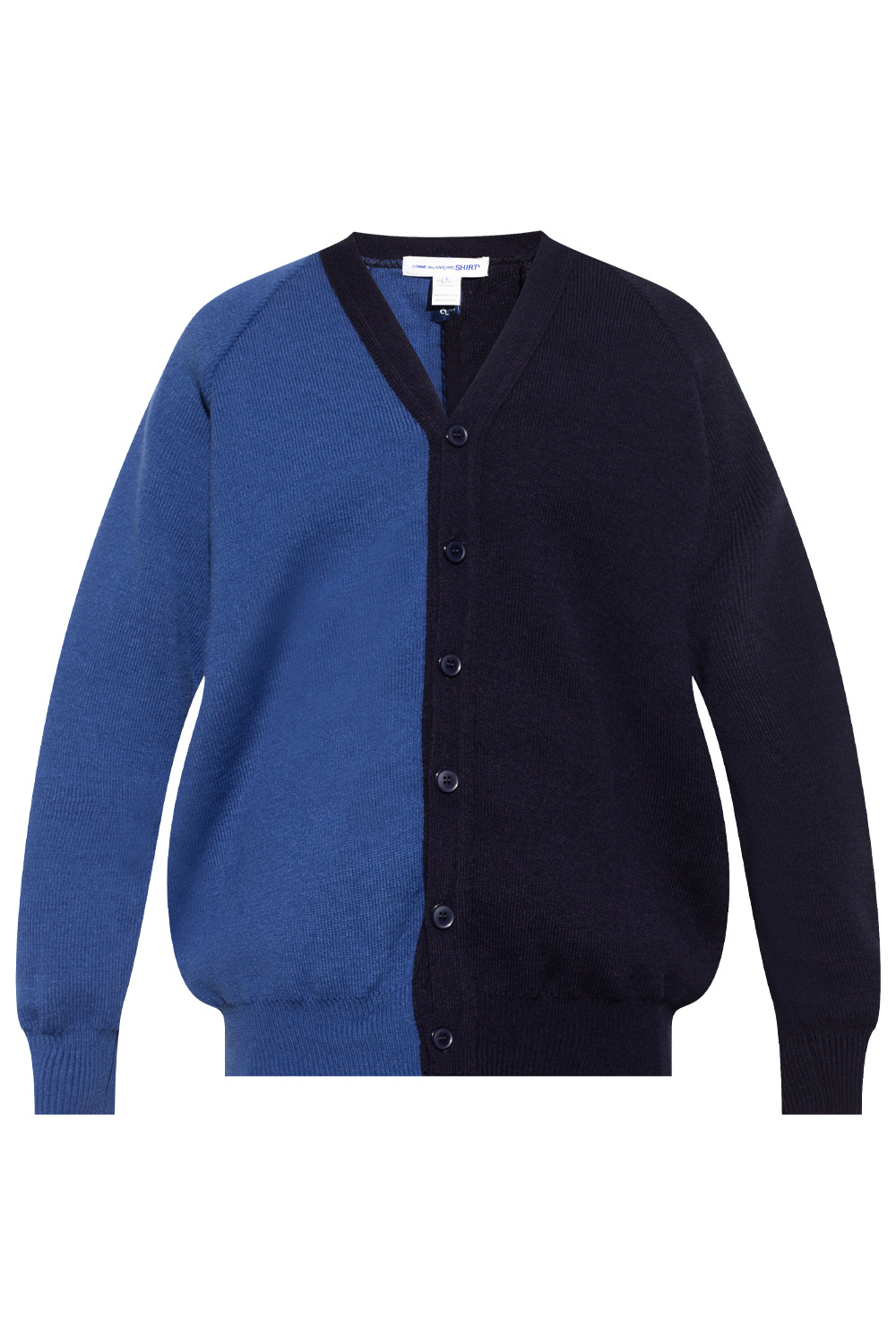 Comme des outlet garcons blue sweater